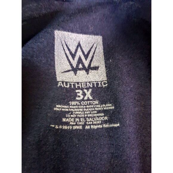 WWE The Shield "Justice Has Returned" Tee 3X Blue Graphic Authentic Cotton - Picture 5 of 8